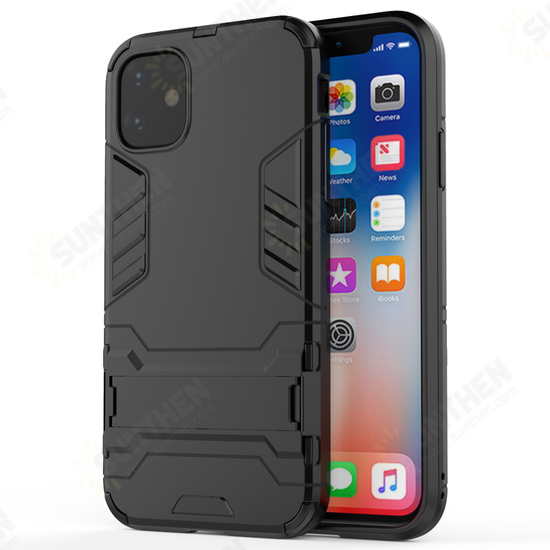 For iPhone 12/ For iPhone 12 Pro 6.1inch Case Shockproof with Stand Holder Back Cover Protective Case For iPhone 12/ For iPhone 12 Pro 6.1inch Case Shockproof with Stand Holder Back Cover Protective Case