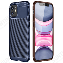 For iPhone 12 Mini 5.4inch Case Luxury Carbon Fiber Pattern with Lens Protector Shockproof Silicone Protective Case For iPhone 12 Mini 5.4inch Case Luxury Carbon Fiber Pattern with Lens Protector Shockproof Silicone Protective Case