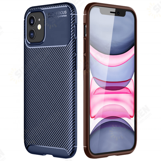 For iPhone 12 Mini 5.4inch Case Luxury Carbon Fiber Pattern with Lens Protector Shockproof Silicone Protective Case For iPhone 12 Mini 5.4inch Case Luxury Carbon Fiber Pattern with Lens Protector Shockproof Silicone Protective Case