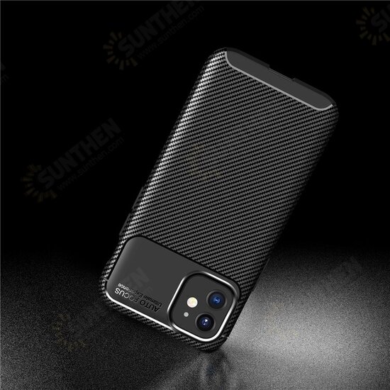 For iPhone 12 Mini 5.4inch Case Luxury Carbon Fiber Pattern with Lens Protector Shockproof Silicone Protective Case For iPhone 12 Mini 5.4inch Case Luxury Carbon Fiber Pattern with Lens Protector Shockproof Silicone Protective Case