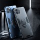 For iPhone 12 Mini Case Shockproof Magnetic with 360 Rotation Finger Ring Holder Stand PC Protective Case