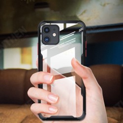 For iPhone 12 Mini Case Bumpers with Lens Protector Transparent HD Clear Acrylic + TPU Frame Shockproof Protective Case Back Cover For iPhone 12 Mini Case Bumpers with Lens Protector Transparent HD Clear Acrylic + TPU Frame Shockproof Protective Case Back Cover