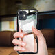 For iPhone 12 Mini Case Bumpers with Lens Protector Transparent HD Clear Acrylic + TPU Frame Shockproof Protective Case Back Cover