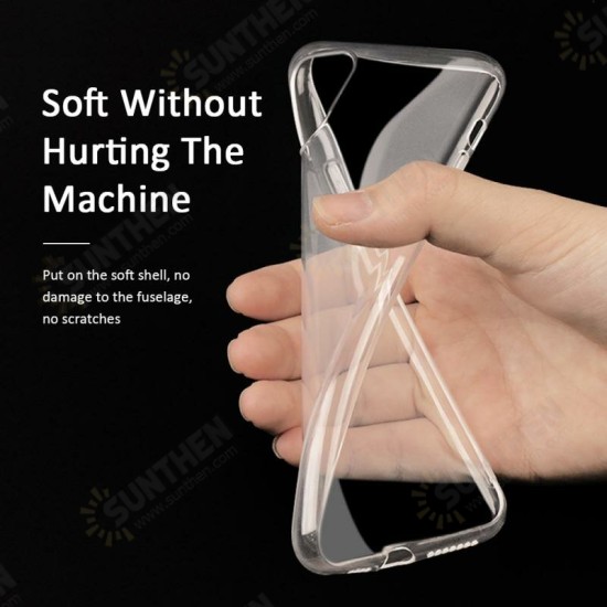 For iPhone 12 Mini Case Crystal Clear Transparent Ultra-Thin Non-Yellow Soft TPU Protective Case Back Cover