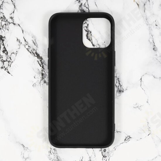 For iPhone 12 Mini Case Pudding Shockproof Ultra-Thin Non-Yellow Soft TPU Protective Case