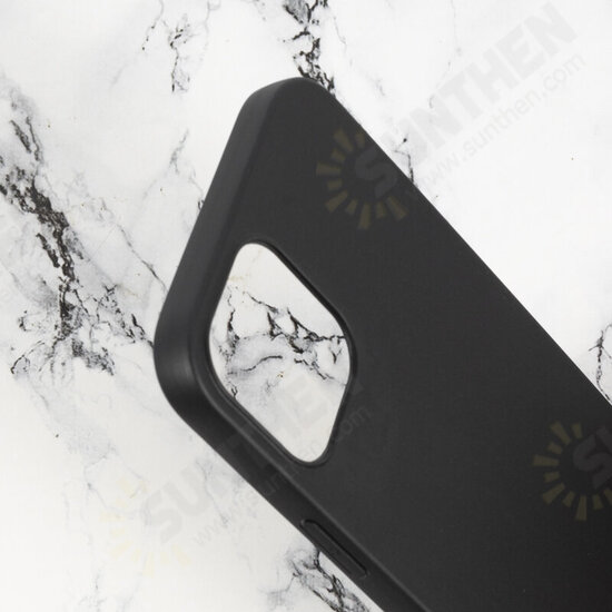 For iPhone 12 Mini Case Pudding Shockproof Ultra-Thin Non-Yellow Soft TPU Protective Case