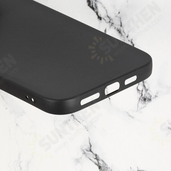 For iPhone 12 Mini Case Pudding Shockproof Ultra-Thin Non-Yellow Soft TPU Protective Case