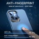For iPhone 12 / Pro / Pro Max / Mini Case Matte Ultra-Thin Anti-Fingerprint Transparent TPU + PC with Camera Protection Ring Holder Stand Protective Case Back Cover