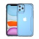 For iPhone 12 Pro / 12 6.1 inch Case Transparent Shockproof Anti-Fingerprint PC Protective Case Back Cover