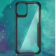 For iPhone 12 Pro / 12 6.1 inch Case Transparent Shockproof Anti-Fingerprint PC Protective Case Back Cover