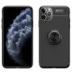 For iPhone 12 Pro / 12 Case 360° Rotating Magnetic Ring Holder Soft Silicone Shockproof Protective Case Back Cover For iPhone 12 Pro / 12 Case 360° Rotating Magnetic Ring Holder Soft Silicone Shockproof Protective Case Back Cover
