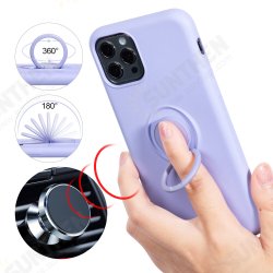 For iPhone 12 Pro / 12 Case Candy Color with Ring Holder Shockproof Soft Liquid Silicone Protective Case Back Cover For iPhone 12 Pro / 12 Case Candy Color with Ring Holder Shockproof Soft Liquid Silicone Protective Case Back Cover