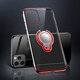 For iPhone 12 Pro / 12 Case Plating Transparent with Ring Holder Shockproof Soft TPU Protective Case Back Cover For iPhone 12 Pro / 12 Case Plating Transparent with Ring Holder Shockproof Soft TPU Protective Case Back Cover