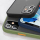 For iPhone 12 Pro / 12 Case Shockproof Anti-Fingerprint Matte Translucent Hard PC & Soft TPU Edge Protective Case For iPhone 12 Pro / 12 Case Shockproof Anti-Fingerprint Matte Translucent Hard PC & Soft TPU Edge Protective Case