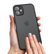 For iPhone 12 Pro / 12 Case Shockproof Anti-Fingerprint Matte Translucent Hard PC & Soft TPU Edge Protective Case For iPhone 12 Pro / 12 Case Shockproof Anti-Fingerprint Matte Translucent Hard PC & Soft TPU Edge Protective Case