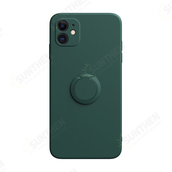 For iPhone 12 Pro 6.1 inch Case with Lens Protector Ring Holder Dirtproof Anti-Fingerprint Shockproof Liquid Silicone Protective Case For iPhone 12 Pro 6.1 inch Case with Lens Protector Ring Holder Dirtproof Anti-Fingerprint Shockproof Liquid Silicone Protective Case