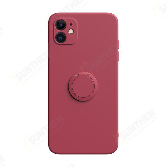 For iPhone 12 Pro 6.1 inch Case with Lens Protector Ring Holder Dirtproof Anti-Fingerprint Shockproof Liquid Silicone Protective Case For iPhone 12 Pro 6.1 inch Case with Lens Protector Ring Holder Dirtproof Anti-Fingerprint Shockproof Liquid Silicone Protective Case