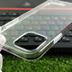 For iPhone 12 Pro 6.1inch Case Crystal Transparent Shockproof Non-Yellow Hard PC Protective Case Back Cover
