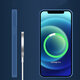 For iPhone 12 Pro 6.1inch Liquid Silicone Case Magnetic Anti-Fingerprint Shockproof Support Wireless Charging Protective Back Cover
