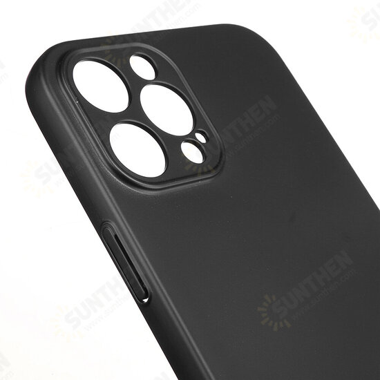 For iPhone 12 Pro Case Silky Smooth Micro-Matte Anti-Fingerprint Ultra-Thin with Lens Protector PC Protective Case