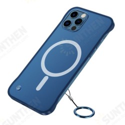 For iPhone 12 Pro Case Support Magsafe Frameless Ultra-Thin Translucent Matte with Finger Ring Hard PC Protective Case Back Cover For iPhone 12 Pro Case Support Magsafe Frameless Ultra-Thin Translucent Matte with Finger Ring Hard PC Protective Case Back Cover