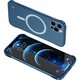 For iPhone 12 Pro Case Support Magsafe Frameless Ultra-Thin Translucent Matte with Finger Ring Hard PC Protective Case Back Cover