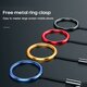 For iPhone 12 Pro Case Support Magsafe Frameless Ultra-Thin Translucent Matte with Finger Ring Hard PC Protective Case Back Cover