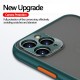 For iPhone 12 Pro Case Support Magsafe Wireless Charging with Lens Protector Anti-Fingerprint Matte Translucent Protective Case