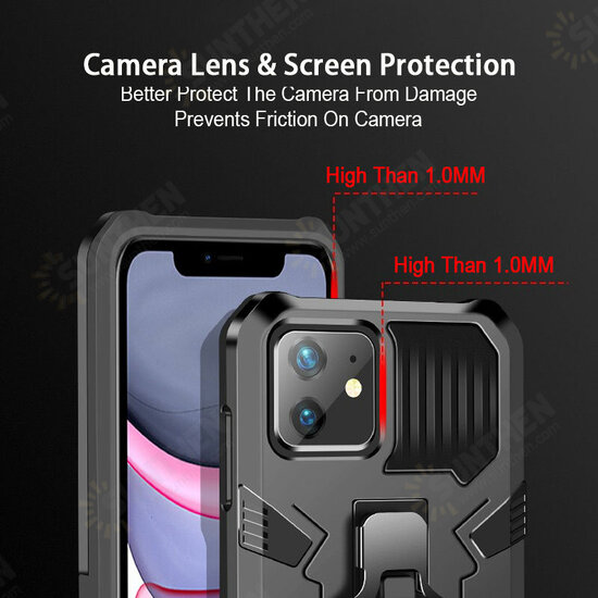 For iPhone 12 Pro Max / 12 / 12 Mini / 12 Pro Case Dual-Layer Rugged Magnetic with Belt Clip Stand Non-Slip Anti-Fingerprint Shockproof Protective Case For iPhone 12 Pro Max / 12 / 12 Mini / 12 Pro Case Dual-Layer Rugged Magnetic with Belt Clip Stand Non-Slip Anti-Fingerprint Shockproof Protective Case