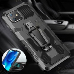 For iPhone 12 Pro Max / 12 / 12 Mini / 12 Pro Case Dual-Layer Rugged Magnetic with Belt Clip Stand Non-Slip Anti-Fingerprint Shockproof Protective Case For iPhone 12 Pro Max / 12 / 12 Mini / 12 Pro Case Dual-Layer Rugged Magnetic with Belt Clip Stand Non-Slip Anti-Fingerprint Shockproof Protective Case