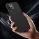 For iPhone 12 Pro Max 6.7 inch Case Carbon Fiber Texture Slim Soft Silicone Shockproof Protective Case Back Cover