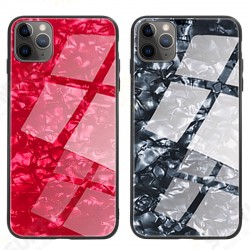 For iPhone 12 Pro Max 6.7 inch Case Luxury TPU + Glass Shockproof Shell Protective Case Cover