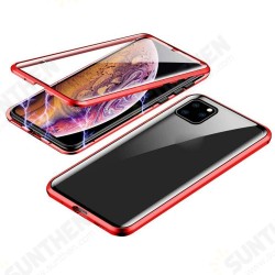 For iPhone 12 Pro Max 6.7 inch Magnetic Adsorption Metal Singel-side Tempered Glass Protective Case For iPhone 12 Pro Max 6.7 inch Magnetic Adsorption Metal Singel-side Tempered Glass Protective Case