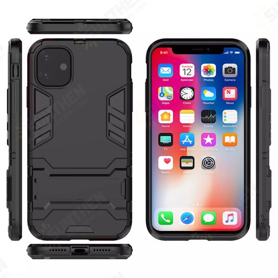 For iPhone 12 Pro Max 6.7inch Shockproof with Stand Holder Back Cover Protective Case For iPhone 12 Pro Max 6.7inch Shockproof with Stand Holder Back Cover Protective Case