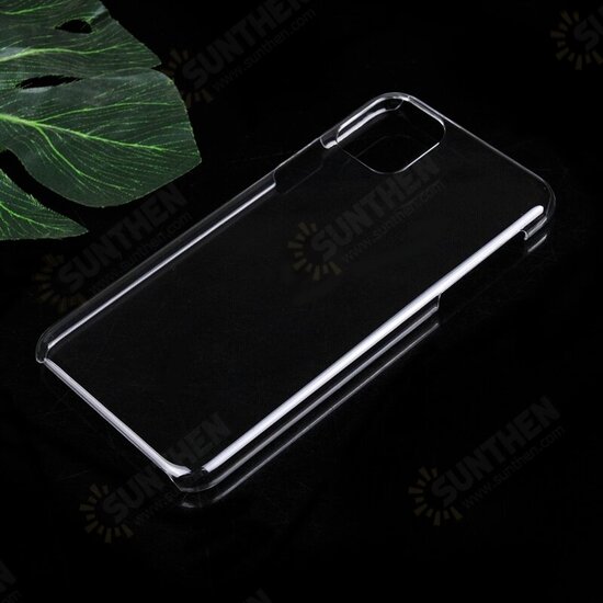 For iPhone 12 Pro Max 6.7inch Clear Transparent Shockproof Hard PC Back Protective Case Cover