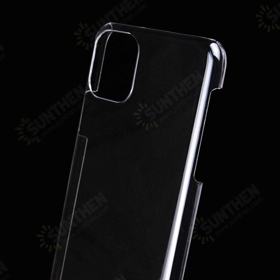 For iPhone 12 Pro Max 6.7inch Clear Transparent Shockproof Hard PC Back Protective Case Cover