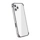 For iPhone 12/iPhone 12 Pro 6.1inch Case Aluminum Frame Metal Bumper Hard Shockproof Protective Case Cover