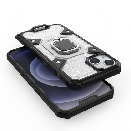 For iPhone 13 Mini/ 13/ 13 Pro/ 13 Pro Max Case with 360° Rotating Magnetic Ring Holder Shockproof Protective Case