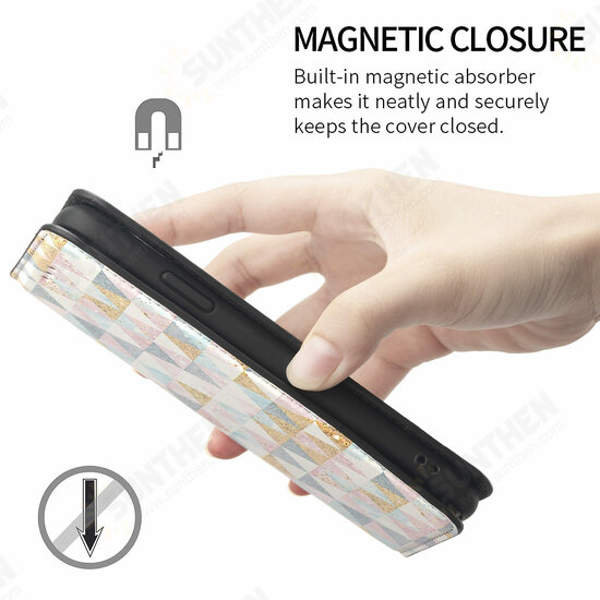 For iPhone 13 Mini/ 13 Pro Max Case Colorful Printing Pattern Magnetic Flip with Multi-Card Slot Wallet Stand Full Cover Protective Cover For iPhone 13 Mini/ 13 Pro Max Case Colorful Printing Pattern Magnetic Flip with Multi-Card Slot Wallet Stand Full Cover Protective Cover