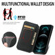 For iPhone 13 Mini/ 13 Pro Max Case Colorful Printing Pattern Magnetic Flip with Multi-Card Slot Wallet Stand Full Cover Protective Cover