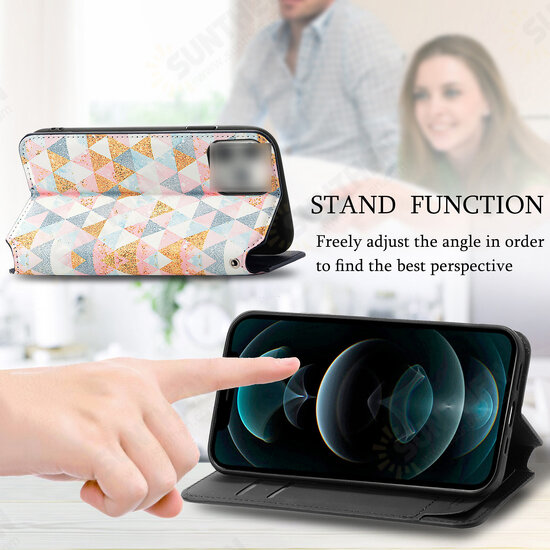 For iPhone 13 Mini/ 13 Pro Max Case Colorful Printing Pattern Magnetic Flip with Multi-Card Slot Wallet Stand Full Cover Protective Cover For iPhone 13 Mini/ 13 Pro Max Case Colorful Printing Pattern Magnetic Flip with Multi-Card Slot Wallet Stand Full Cover Protective Cover