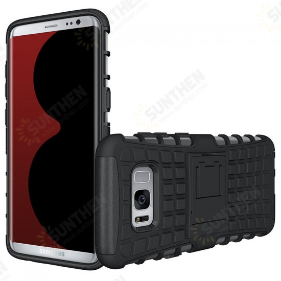 2 in 1 Kickstand TPU + PC Case for Samsung Galaxy S8