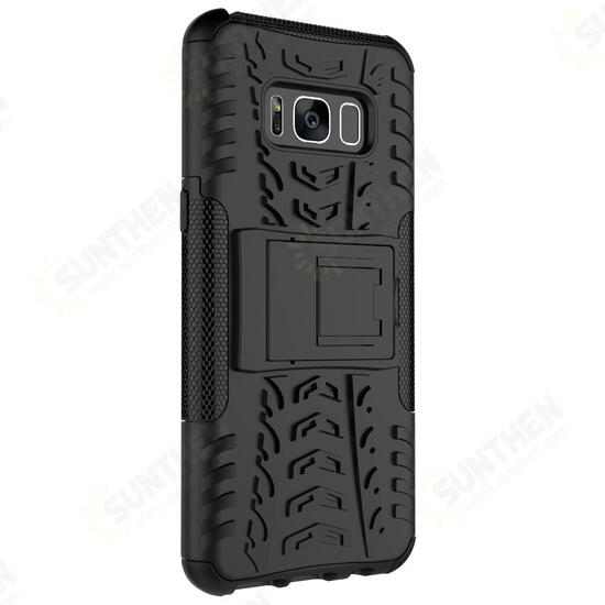 2 in 1 Kickstand TPU PC Case Cover for Samsung Galaxy S8