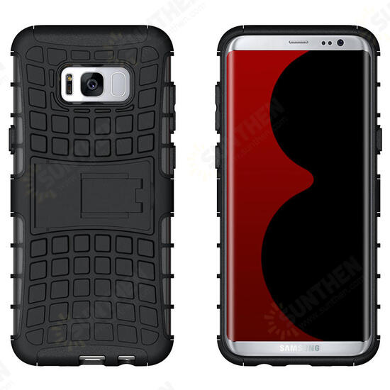 2 in 1 Kickstand TPU PC Case for Samsung Galaxy S8 Plus