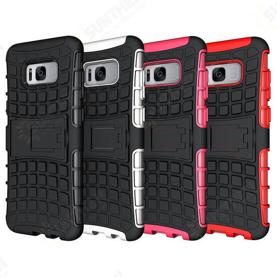 2 in 1 Kickstand TPU PC Case for Samsung Galaxy S8 Plus