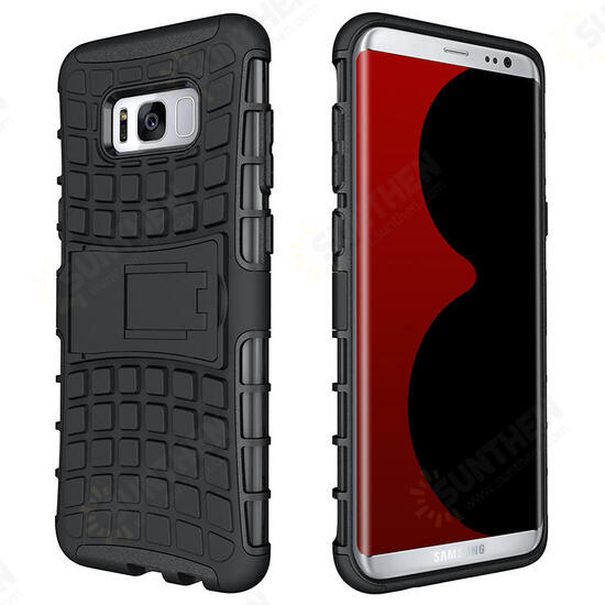 2 in 1 Kickstand TPU PC Case for Samsung Galaxy S8 Plus