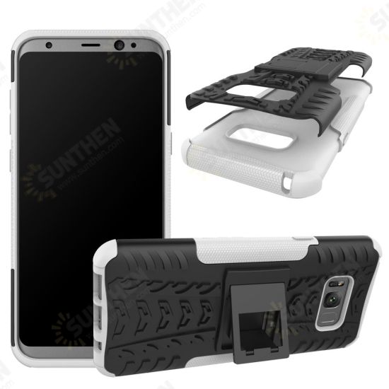 2 in 1 Kickstand TPU PC Case for Samsung Galaxy S8 Plus