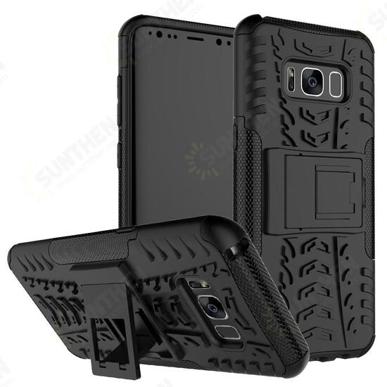 2 in 1 Kickstand TPU PC Case for Samsung Galaxy S8 Plus