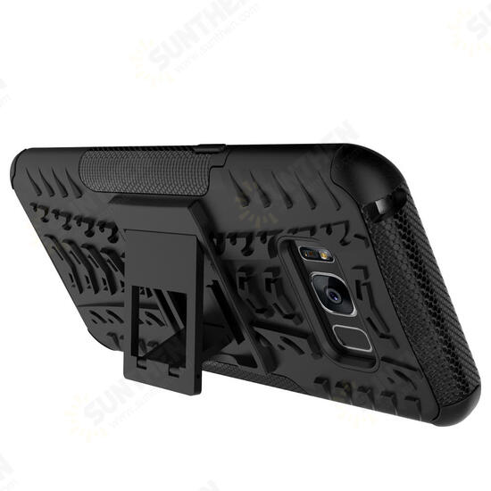 2 in 1 Kickstand TPU PC Case for Samsung Galaxy S8 Plus