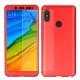 2 in 1 Double Dip 360° Full Protection PC With Screen Protector for Xiaomi Redmi Note 5